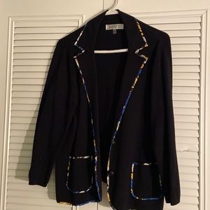 Knit and neat jacket - front pockets